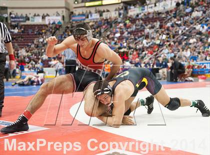 Thumbnail 2 in PIAA Wrestling Championships (Class AAA Finals) photogallery.