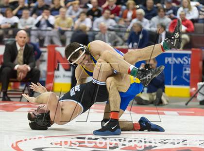 Thumbnail 2 in PIAA Wrestling Championships (Class AAA Finals) photogallery.