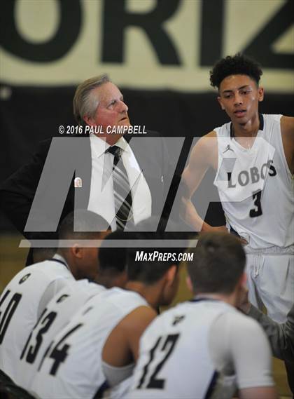 Thumbnail 3 in New Trier vs La Jolla (Horizon Holiday Hoops) photogallery.