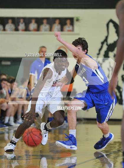 Thumbnail 2 in New Trier vs La Jolla (Horizon Holiday Hoops) photogallery.