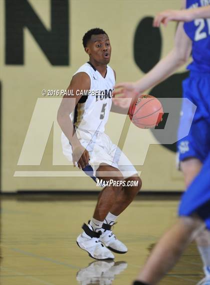 Thumbnail 2 in New Trier vs La Jolla (Horizon Holiday Hoops) photogallery.