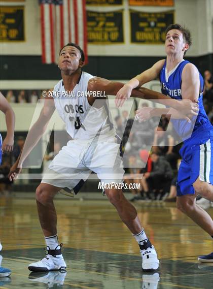 Thumbnail 2 in New Trier vs La Jolla (Horizon Holiday Hoops) photogallery.