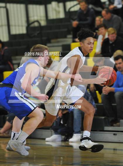 Thumbnail 3 in New Trier vs La Jolla (Horizon Holiday Hoops) photogallery.