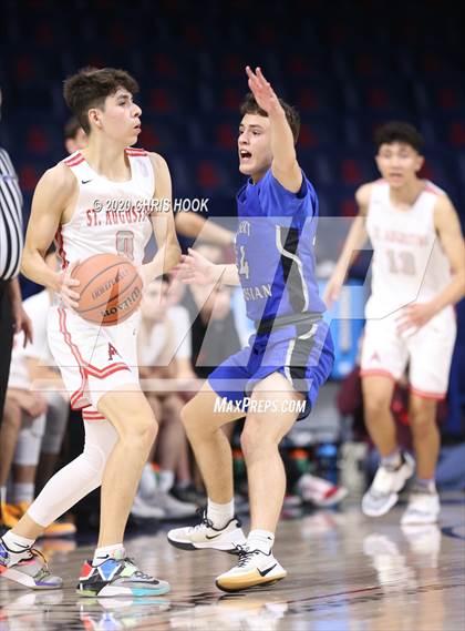Thumbnail 3 in Desert Christian v St. Augustine Catholic (MLK Basketball Classic) photogallery.
