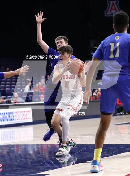 Thumbnail 1 in Desert Christian v St. Augustine Catholic (MLK Basketball Classic) photogallery.