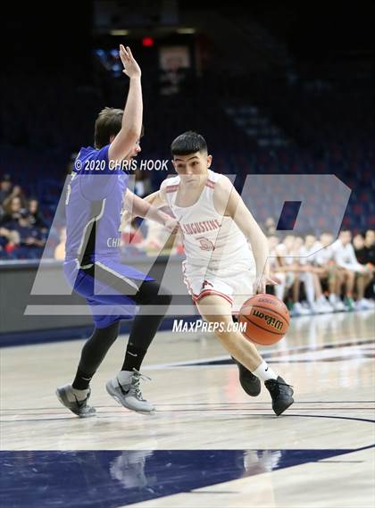 Thumbnail 3 in Desert Christian v St. Augustine Catholic (MLK Basketball Classic) photogallery.