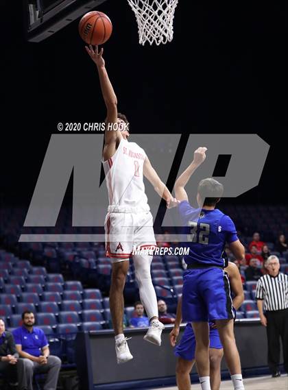 Thumbnail 3 in Desert Christian v St. Augustine Catholic (MLK Basketball Classic) photogallery.