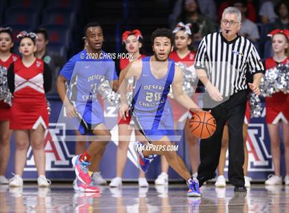 Thumbnail 2 in Desert Christian v St. Augustine Catholic (MLK Basketball Classic) photogallery.
