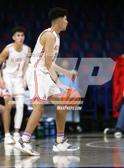 Thumbnail 3 in Desert Christian v St. Augustine Catholic (MLK Basketball Classic) photogallery.