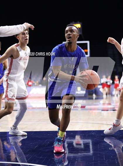 Thumbnail 1 in Desert Christian v St. Augustine Catholic (MLK Basketball Classic) photogallery.
