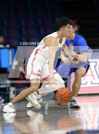 Thumbnail 3 in Desert Christian v St. Augustine Catholic (MLK Basketball Classic) photogallery.