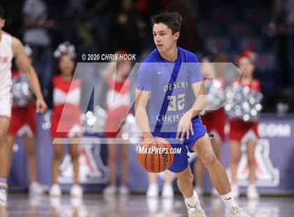 Thumbnail 2 in Desert Christian v St. Augustine Catholic (MLK Basketball Classic) photogallery.