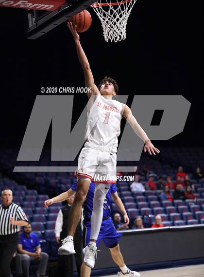 Thumbnail 2 in Desert Christian v St. Augustine Catholic (MLK Basketball Classic) photogallery.