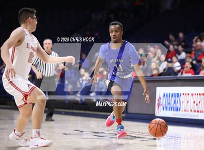 Thumbnail 2 in Desert Christian v St. Augustine Catholic (MLK Basketball Classic) photogallery.