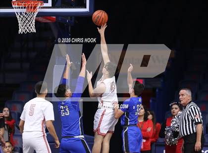 Thumbnail 1 in Desert Christian v St. Augustine Catholic (MLK Basketball Classic) photogallery.