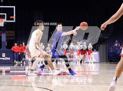 Thumbnail 2 in Desert Christian v St. Augustine Catholic (MLK Basketball Classic) photogallery.