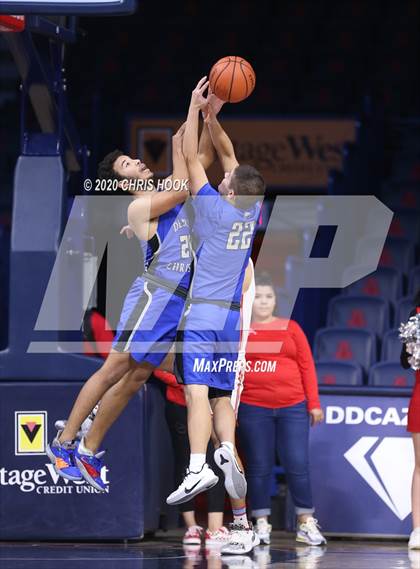 Thumbnail 3 in Desert Christian v St. Augustine Catholic (MLK Basketball Classic) photogallery.