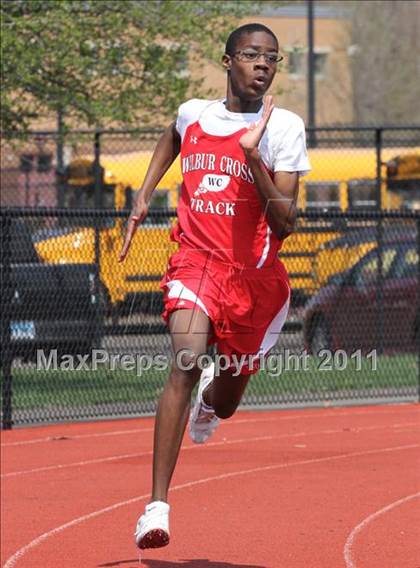 Thumbnail 3 in Lyman Hall, North Haven @ Wilbur Cross (Boys Track Events) photogallery.