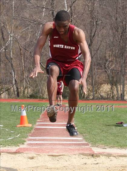 Thumbnail 1 in Lyman Hall, North Haven @ Wilbur Cross (Boys Track Events) photogallery.