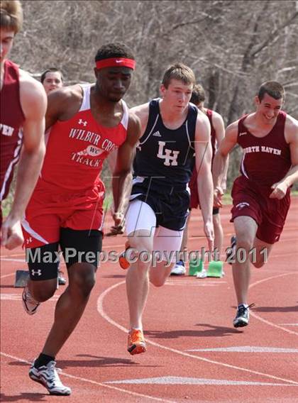 Thumbnail 3 in Lyman Hall, North Haven @ Wilbur Cross (Boys Track Events) photogallery.