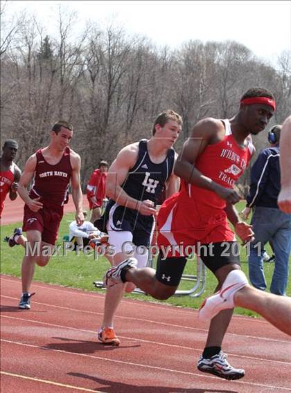 Thumbnail 1 in Lyman Hall, North Haven @ Wilbur Cross (Boys Track Events) photogallery.