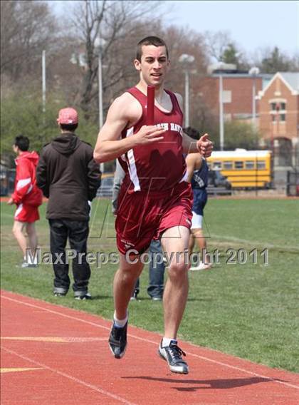 Thumbnail 2 in Lyman Hall, North Haven @ Wilbur Cross (Boys Track Events) photogallery.