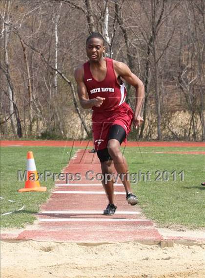Thumbnail 2 in Lyman Hall, North Haven @ Wilbur Cross (Boys Track Events) photogallery.