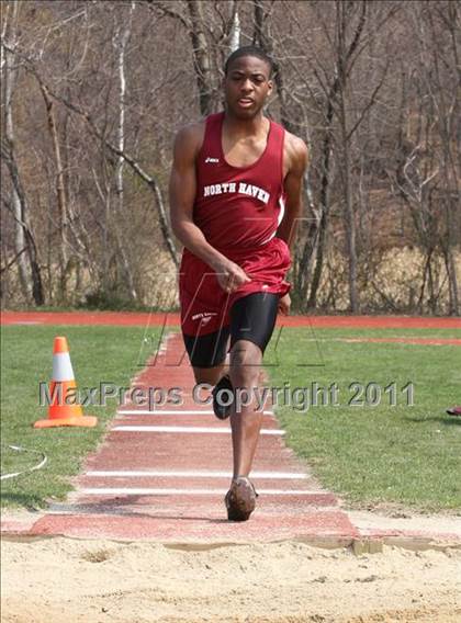 Thumbnail 1 in Lyman Hall, North Haven @ Wilbur Cross (Boys Track Events) photogallery.