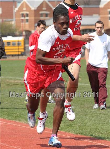 Thumbnail 3 in Lyman Hall, North Haven @ Wilbur Cross (Boys Track Events) photogallery.