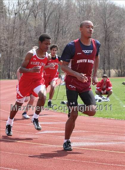 Thumbnail 2 in Lyman Hall, North Haven @ Wilbur Cross (Boys Track Events) photogallery.