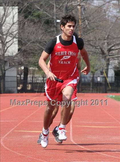 Thumbnail 3 in Lyman Hall, North Haven @ Wilbur Cross (Boys Track Events) photogallery.