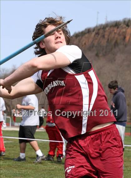Thumbnail 3 in Lyman Hall, North Haven @ Wilbur Cross (Boys Track Events) photogallery.