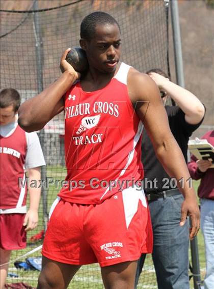 Thumbnail 2 in Lyman Hall, North Haven @ Wilbur Cross (Boys Track Events) photogallery.