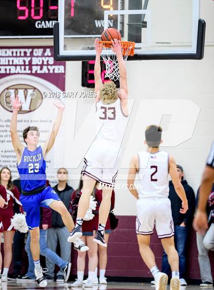 Thumbnail 1 in Rocklin vs. Whitney (CIF SJS D2 Playoff) photogallery.
