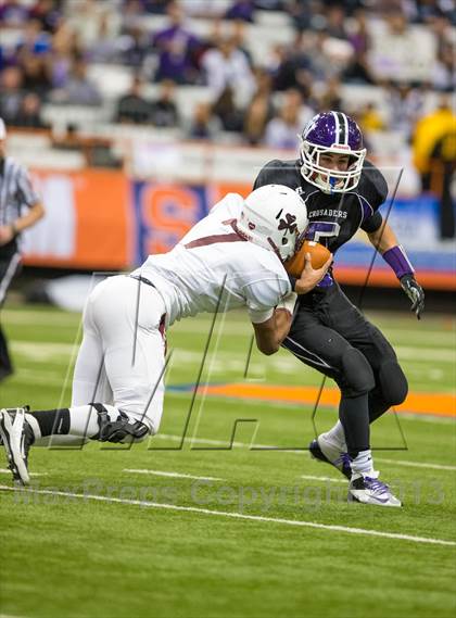Thumbnail 2 in Aquinas vs. Monroe-Woodbury (NYSPHSAA Class AA Final) photogallery.