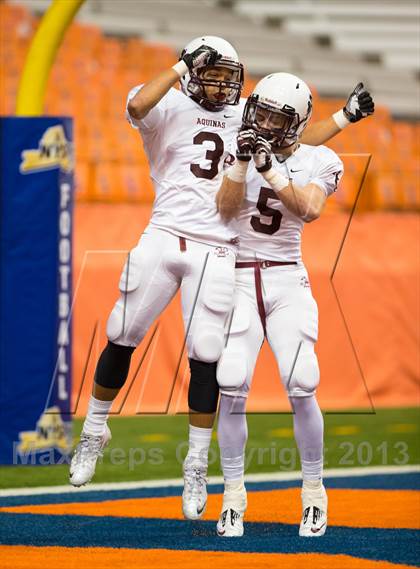 Thumbnail 1 in Aquinas vs. Monroe-Woodbury (NYSPHSAA Class AA Final) photogallery.