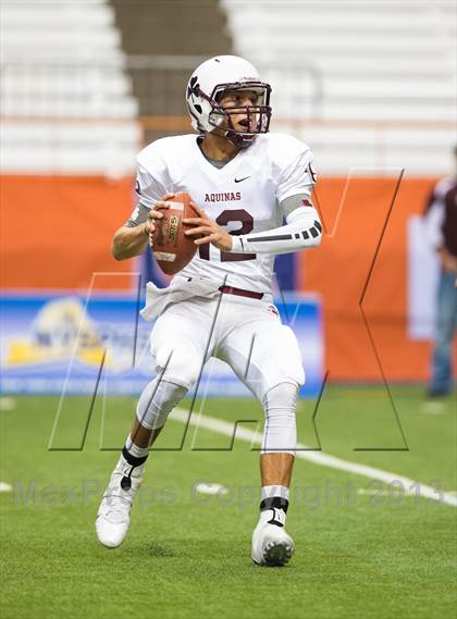 Thumbnail 2 in Aquinas vs. Monroe-Woodbury (NYSPHSAA Class AA Final) photogallery.