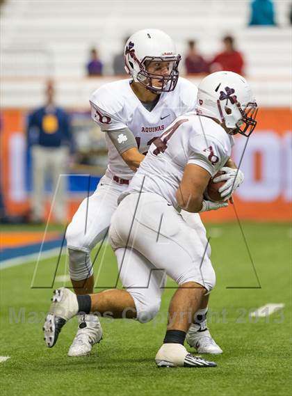 Thumbnail 3 in Aquinas vs. Monroe-Woodbury (NYSPHSAA Class AA Final) photogallery.