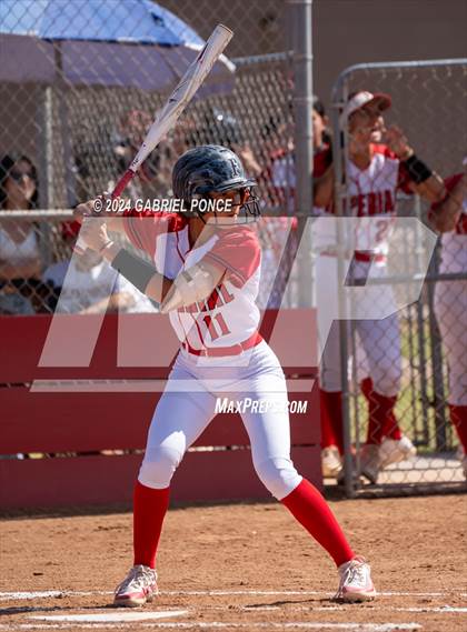 Thumbnail 3 in Academy of Our Lady of Peace @ Imperial (CIF SDS Division 2 Semifinal) photogallery.