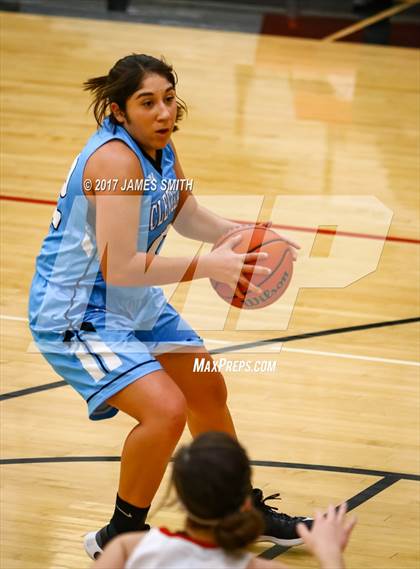 Thumbnail 2 in Cleveland vs. Sandia (Joe Armijo Basketball Classic @ Albuquerque Academy) photogallery.