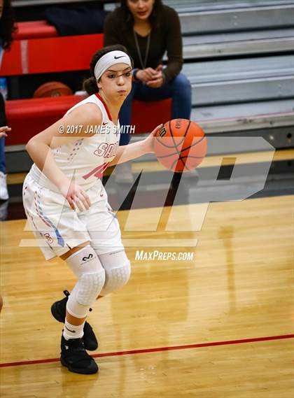 Thumbnail 1 in Cleveland vs. Sandia (Joe Armijo Basketball Classic @ Albuquerque Academy) photogallery.