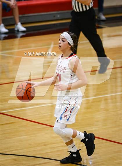Thumbnail 3 in Cleveland vs. Sandia (Joe Armijo Basketball Classic @ Albuquerque Academy) photogallery.