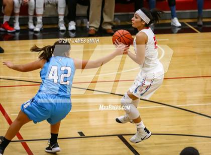 Thumbnail 1 in Cleveland vs. Sandia (Joe Armijo Basketball Classic @ Albuquerque Academy) photogallery.