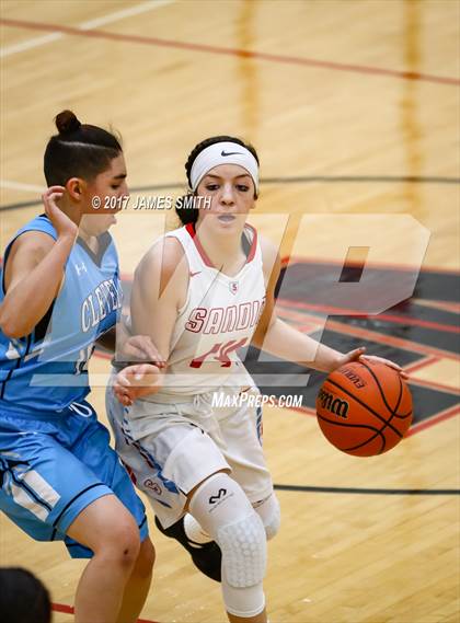 Thumbnail 3 in Cleveland vs. Sandia (Joe Armijo Basketball Classic @ Albuquerque Academy) photogallery.