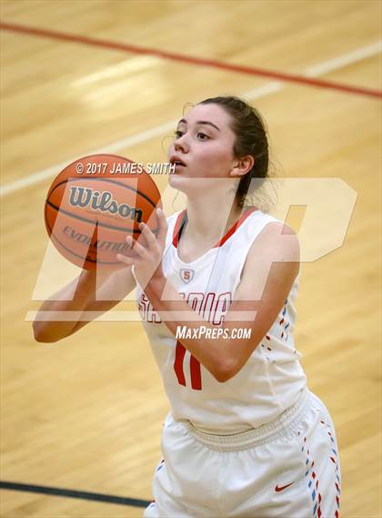 Thumbnail 3 in Cleveland vs. Sandia (Joe Armijo Basketball Classic @ Albuquerque Academy) photogallery.