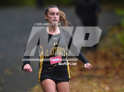 Thumbnail 1 in NSCHSAA Girls Cross Country Championship Nov 1, 2020 (Our Lady of Mercy Academy) photogallery.