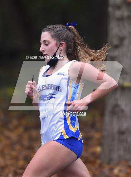 Thumbnail 3 in NSCHSAA Girls Cross Country Championship Nov 1, 2020 (Our Lady of Mercy Academy) photogallery.
