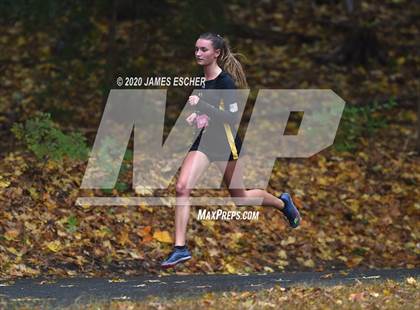 Thumbnail 1 in NSCHSAA Girls Cross Country Championship Nov 1, 2020 (Our Lady of Mercy Academy) photogallery.