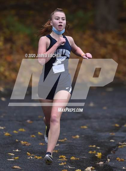 Thumbnail 3 in NSCHSAA Girls Cross Country Championship Nov 1, 2020 (Our Lady of Mercy Academy) photogallery.