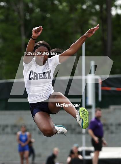 Thumbnail 2 in NCHSAA 4A West Regional (Long Jump) photogallery.